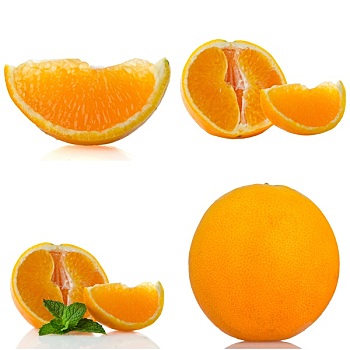 新鲜,成熟,橘子