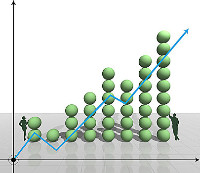 商务,图表,电脑绘图