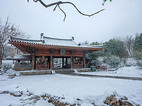 唐城影视基地古建筑场景