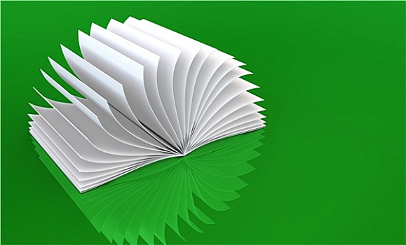 白色,书本,绿色