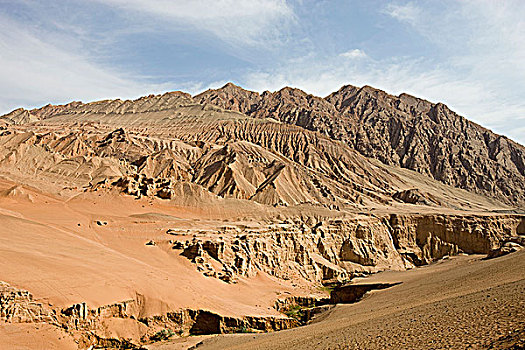 山,山谷,吐鲁番,新疆,维吾尔,地区,中国