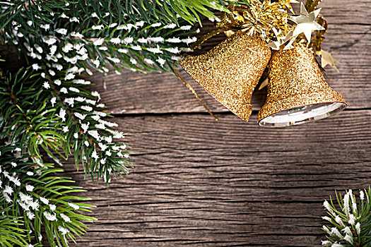 木头,框架,枝条,圣诞树,装饰