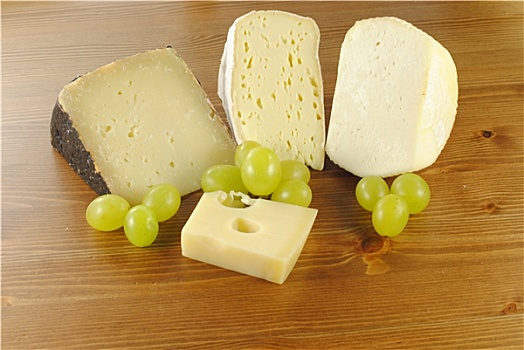 意大利,奶酪,葡萄,木质,案板