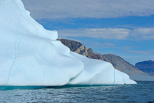 冰山,纳诺塔利克,峡湾,格陵兰