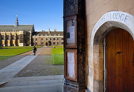 英国,英格兰,剑桥,剑桥大学,圣三一学院,住宿