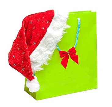 绿色,小包装,圣诞帽