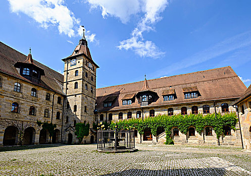 大学,靠近,纽伦堡,中间,弗兰克尼亚,巴伐利亚,德国,欧洲