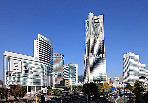 日本,横滨,东京港区,地标大厦