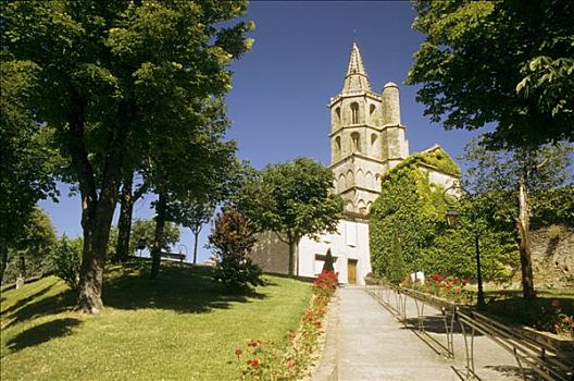 法国,加仑河,教堂
