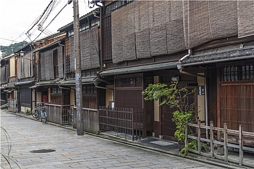 街道,京都,日本