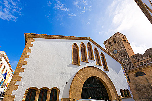 市场,教堂,阿利坎特,西班牙