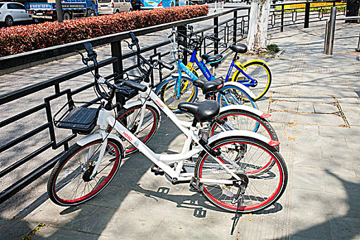杭州,共享自行车,小鸣单车,共享单车,无桩单车