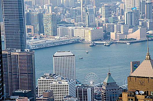 香港太平山远眺