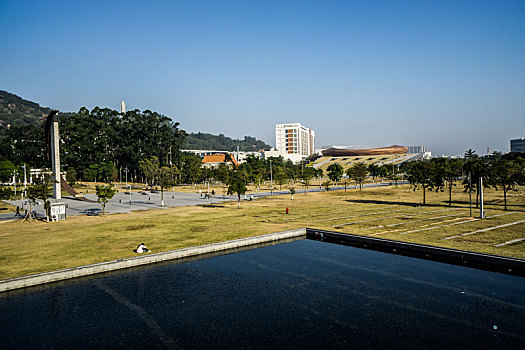 广东,汕头大学,内景