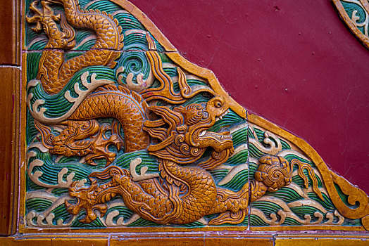 中国皇家龙纹雕刻