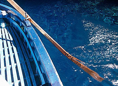 渔船,清晰,蓝绿色海水