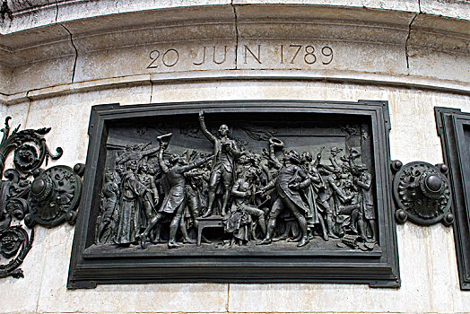 法国,巴黎,第三,地区,地点,青铜,浅浮雕,利奥波德,六月,20世纪,网球场,宣誓