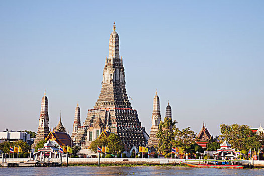 泰国,曼谷,郑王庙,湄南河