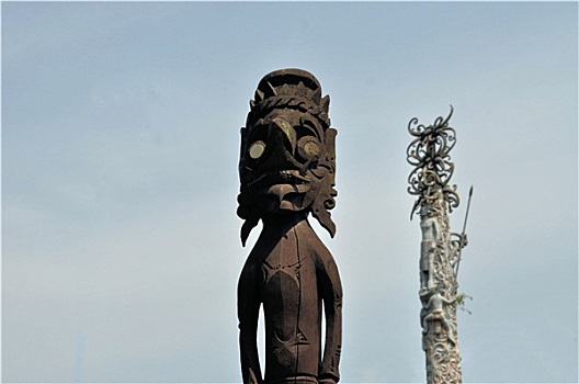传统,雕塑,岛屿,印度尼西亚