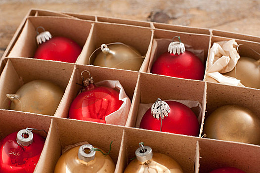 纸箱,彩色,圣诞装饰