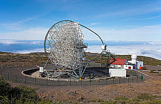镜子,望远镜,天文,观测,上面,短柄槌球,公园,帕尔玛,加纳利群岛,西班牙,欧洲,大西洋