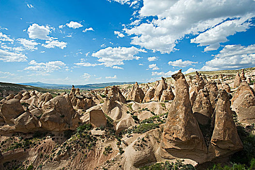 仙人烟囱岩,山谷,卡帕多西亚,土耳其