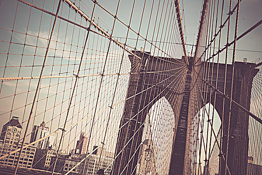 布鲁克林大桥,纽约