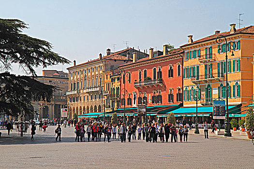 广场,胸罩,维罗纳,威尼托,区域,意大利,欧洲