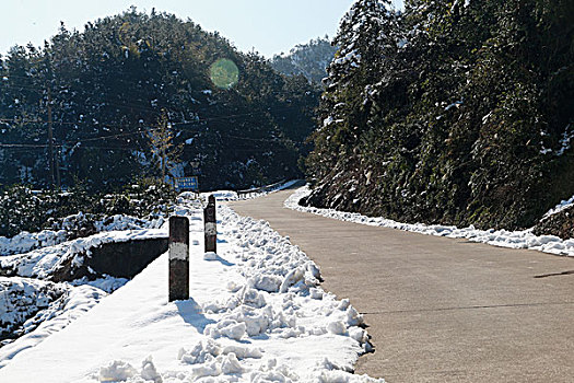 雪山道路