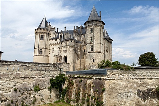 城堡,索米尔,卢瓦尔河谷,法国