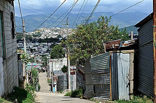 贫民窟,危地马拉城,危地马拉,中美洲