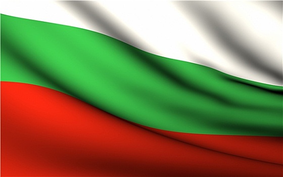 飞,旗帜,保加利亚,国家,收集