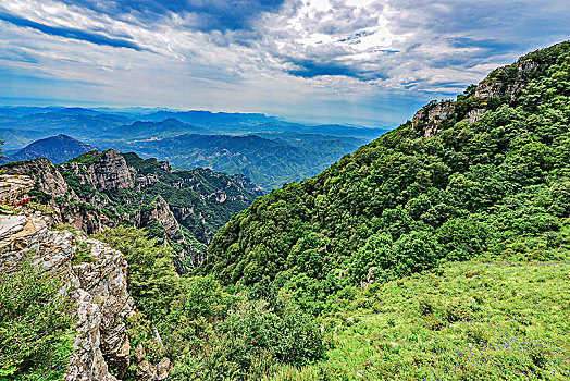 中国,河北,白石山,自然景观