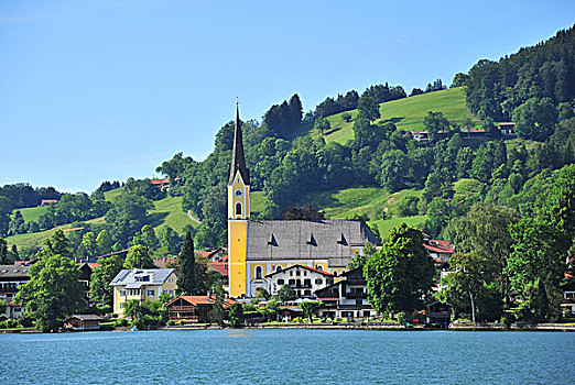 教区教堂,巴伐利亚,德国,欧洲
