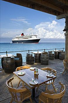 游船,餐馆,内庭,蒙特戈湾,牙买加