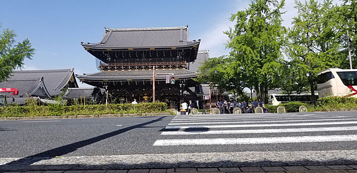 日本街道,庙宇,寺庙
