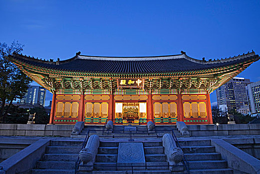 韩国,首尔,德寿宫
