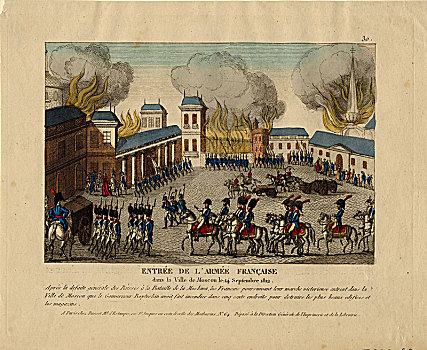大,城市,莫斯科,1812年,艺术家