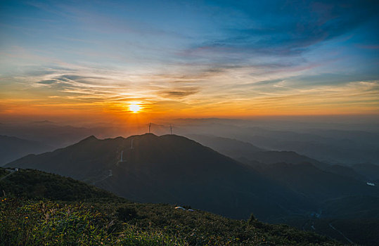 新化大熊山日出