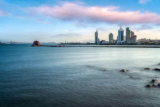 青岛湾城市风光