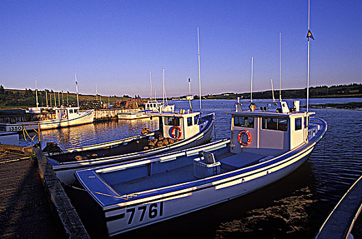法国河,龙虾艇,爱德华王子岛,加拿大