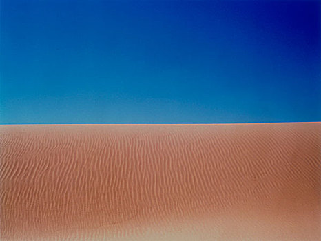 沙子,沙丘,风,蓝色,天空,西部沙漠,埃及