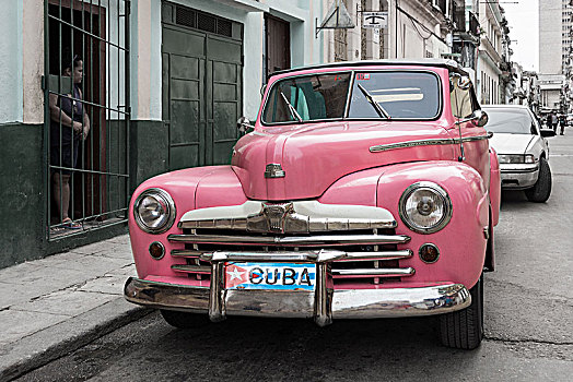 古巴,哈瓦那,福特汽车,老爷车