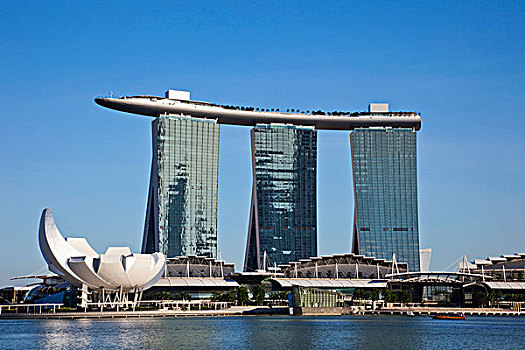 酒店,赌场,水岸,沙,新加坡城,新加坡