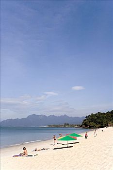 海滩,兰卡威,马来西亚