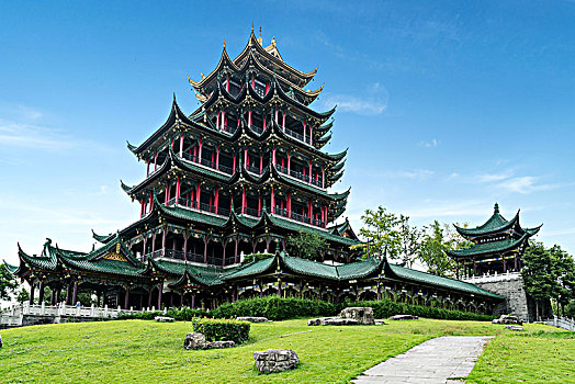 鴻恩閣,鴻恩寺公園,古代建筑