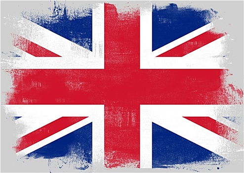 旗帜,英国,涂绘,画刷