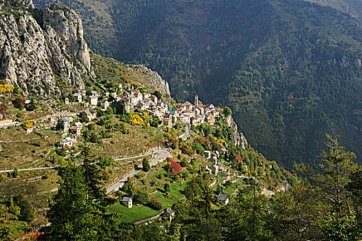 山村,阿尔卑斯滨海省,法国,欧洲