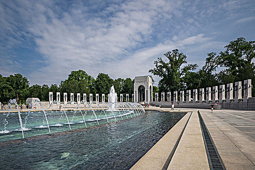 美国,华盛顿特区,华盛顿,国家广场,第二次世界大战,纪念