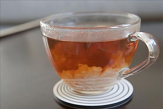 茶,透明,杯子